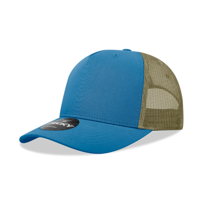 Decky 6030 Classic 5 Panel Retro Trucker Cap - Blank