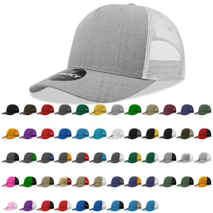 Decky 6030 Classic 5 Panel Retro Trucker Cap - Blank