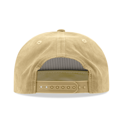 Decky 6032 Classic Rope Hat 5 Panel Flat Bill Cap Snapback - Blank