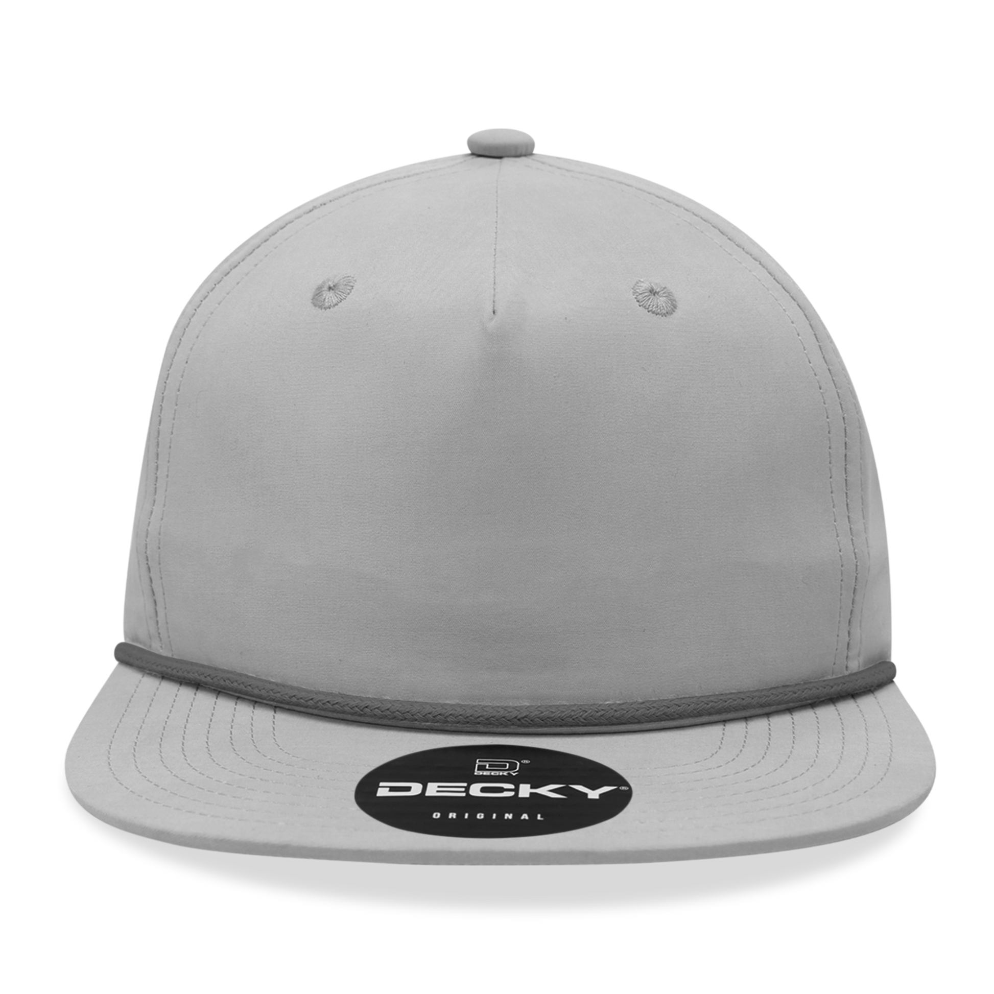 Decky 6032 Classic Rope Hat 5 Panel Flat Bill Cap Snapback Blank Star Hats and Embroidery