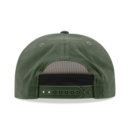 Decky 6032 Classic Rope Hat 5 Panel Flat Bill Cap Snapback - Blank