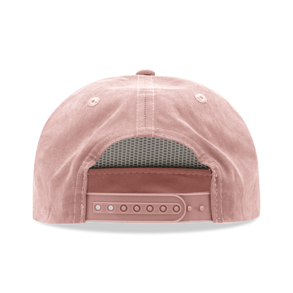 Decky 6032 Classic Rope Hat 5 Panel Flat Bill Cap Snapback - Blank