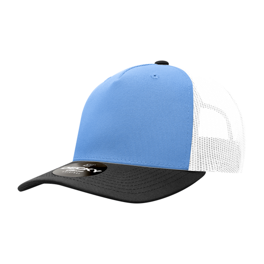 Decky 6039 5 Panel Mid Profile Structured Acrylic/Polyester Trucker Hat