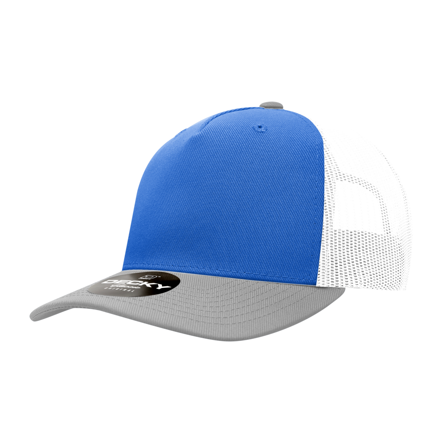 Decky 6039 5 Panel Mid Profile Structured Acrylic/Polyester Trucker Hat
