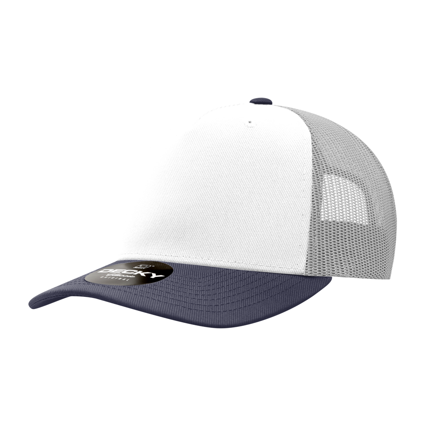 Decky 6039 5 Panel Mid Profile Structured Acrylic/Polyester Trucker Hat