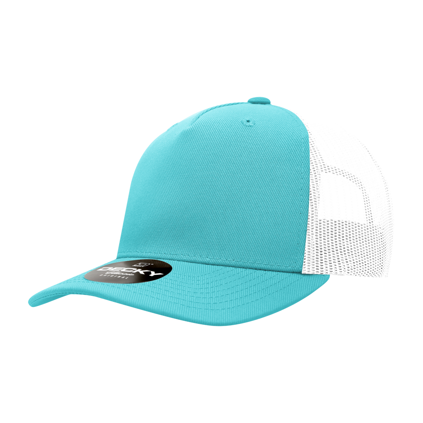 Decky 6039 5 Panel Mid Profile Structured Acrylic/Polyester Trucker Hat