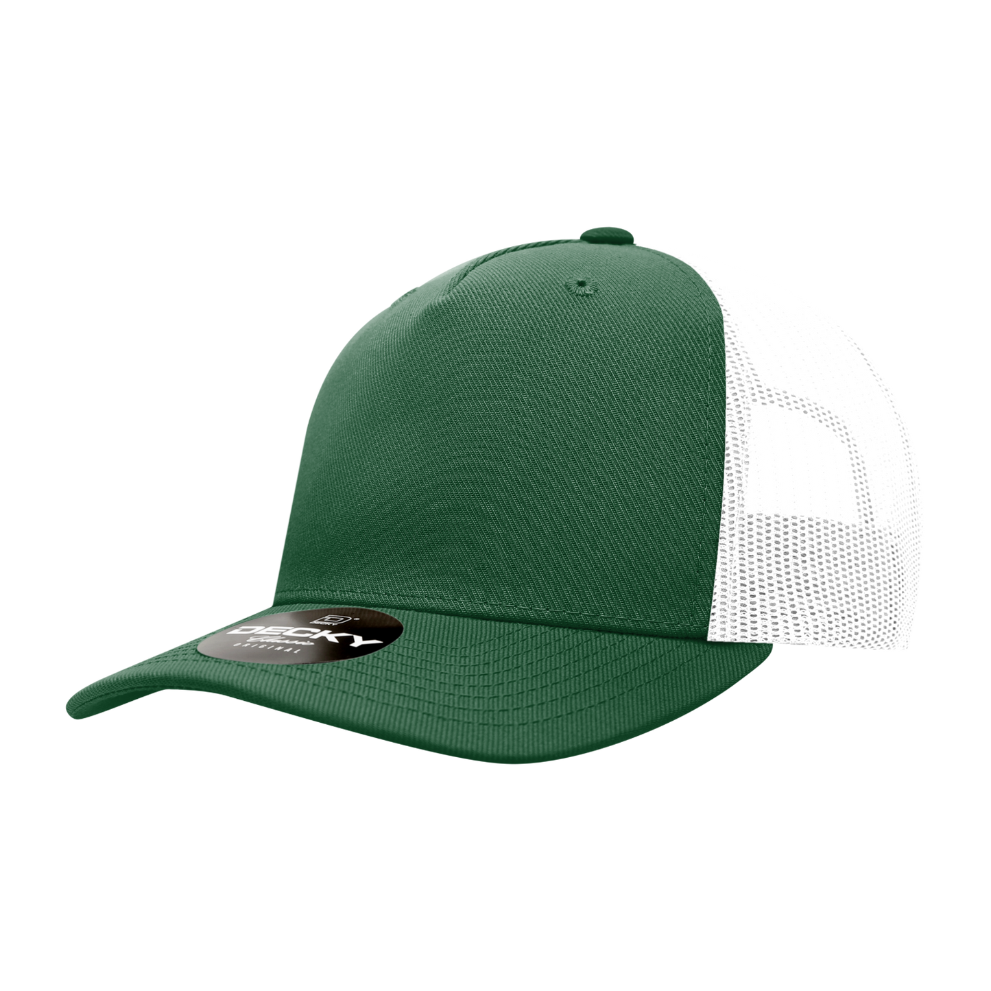 Decky 6039 5 Panel Mid Profile Structured Acrylic/Polyester Trucker Hat