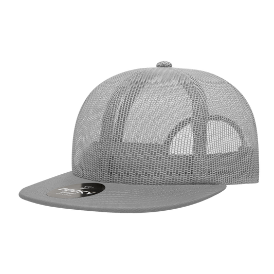 Decky 6048 6 Panel Mid Profile Relaxed Mesh Crown Trucker - Star Hats & Embroidery