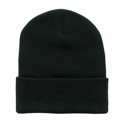 Decky 613 Acrylic Long Beanie Knit Cap - Blank