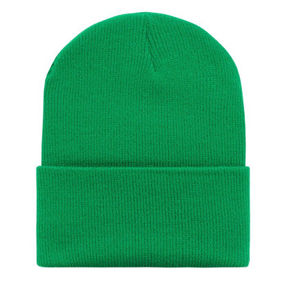 Decky 613 Acrylic Long Beanie Knit Cap - Blank