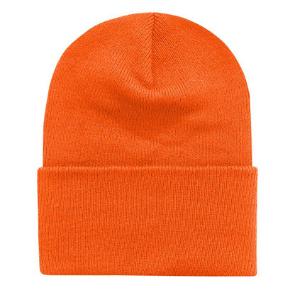 Decky 613 Acrylic Long Beanie Knit Cap - Blank