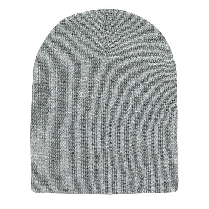 Decky 614 Acrylic Short Beanie Knit Cap - Blank