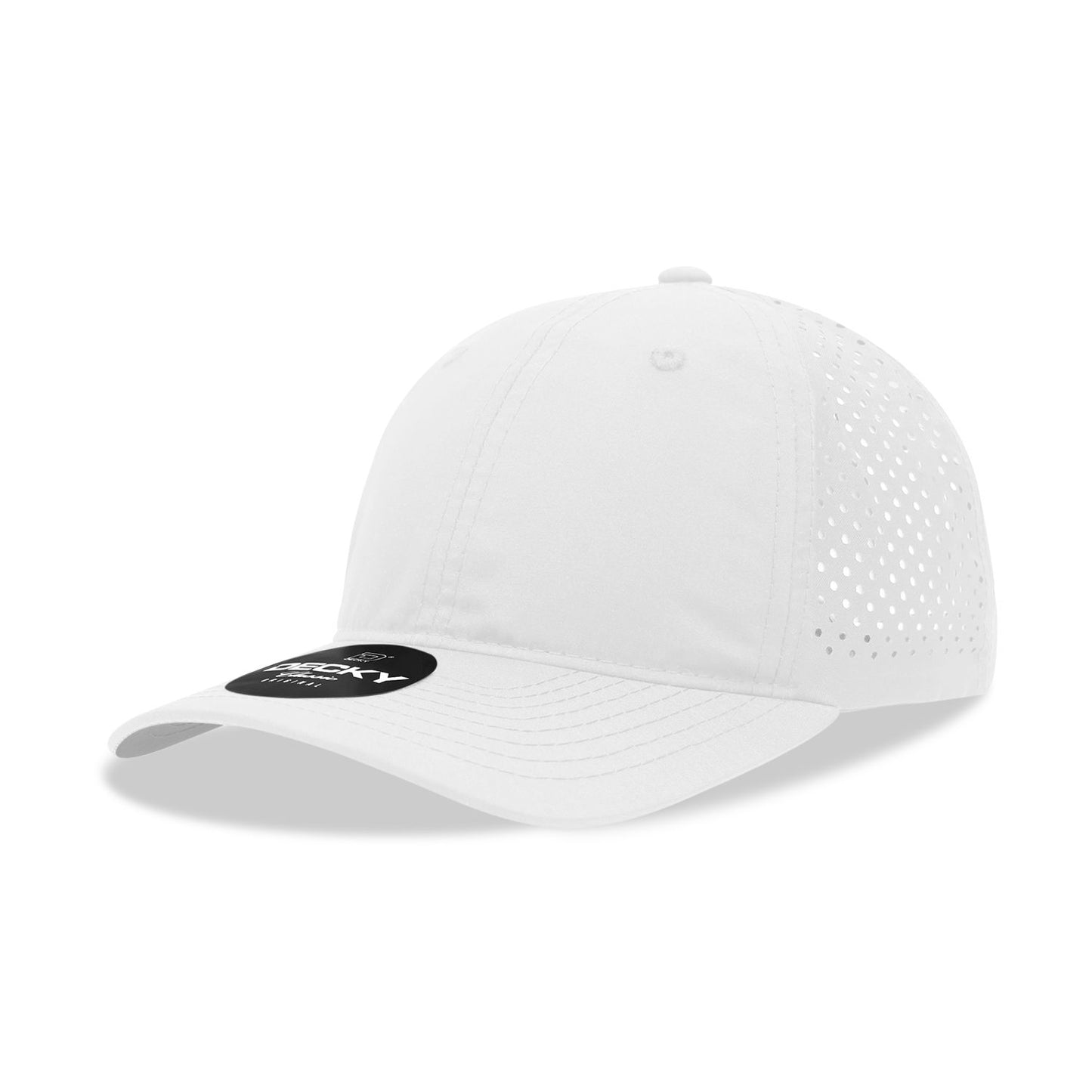 Decky 6224 6 Panel Low Profile Relaxed Perforated Performance Dad Hat - Blank