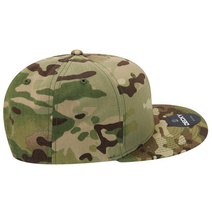 Decky 6302 MultiCam Snapback Hat Camo Flat Bill Cap