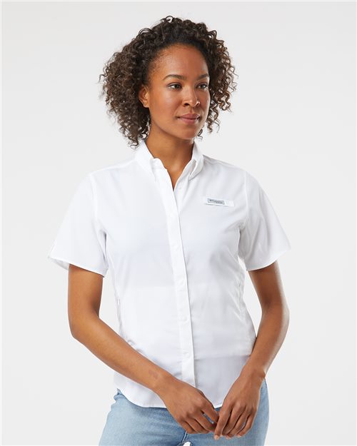 Columbia 127571 Women's PFG Tamiami™ II Short Sleeve Shirt - Star Hats & Embroidery