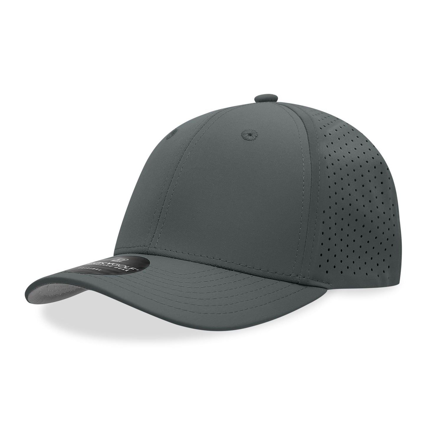 Decky 6412 6 Panel Mid Prof Perforated Cap - Blank