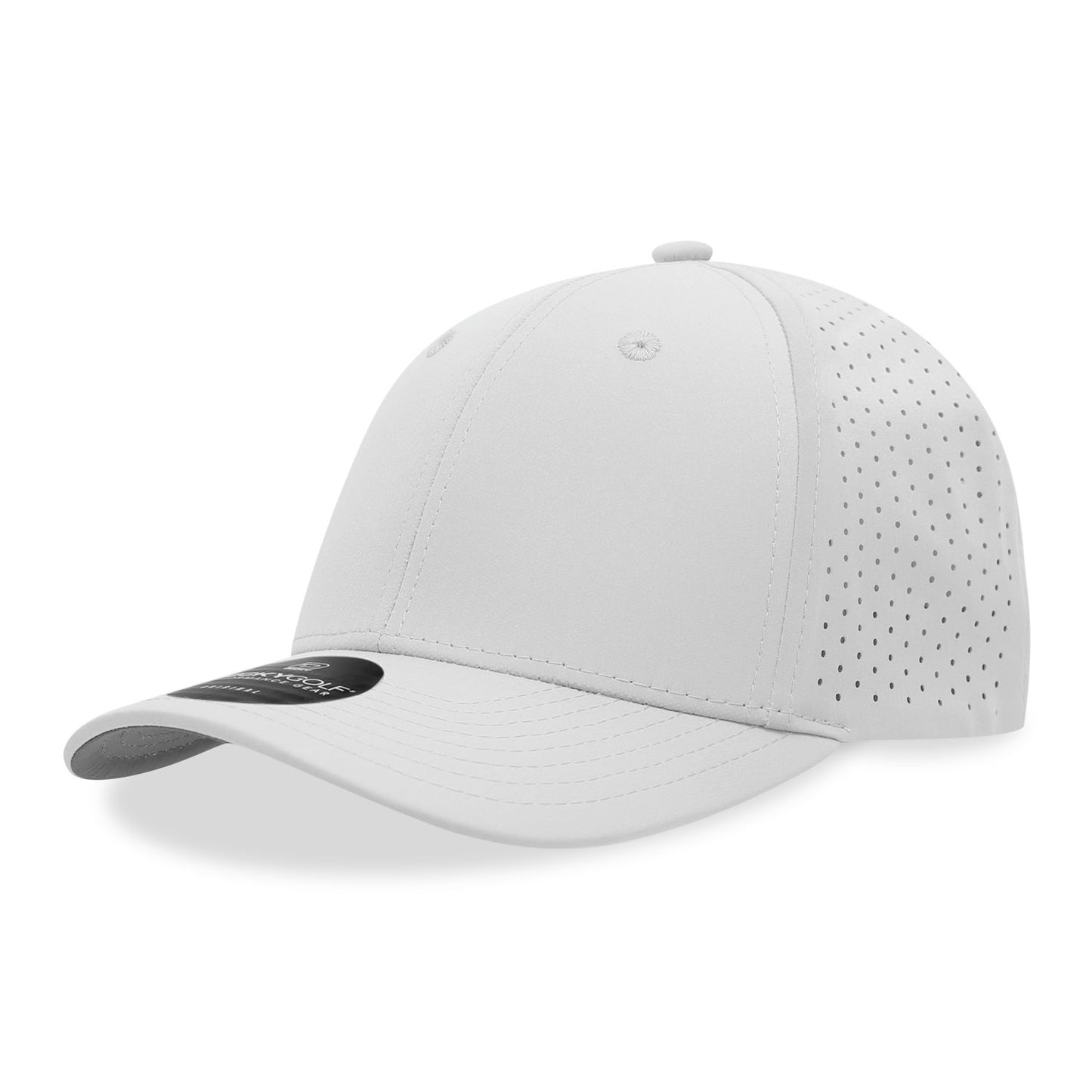 Decky 6412 6 Panel Mid Prof Perforated Cap - Blank