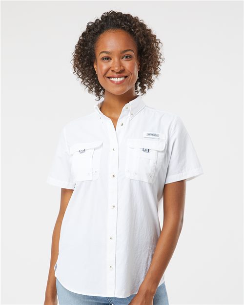 Columbia 139655 Women's PFG Bahama™ Short Sleeve Shirt - Star Hats & Embroidery