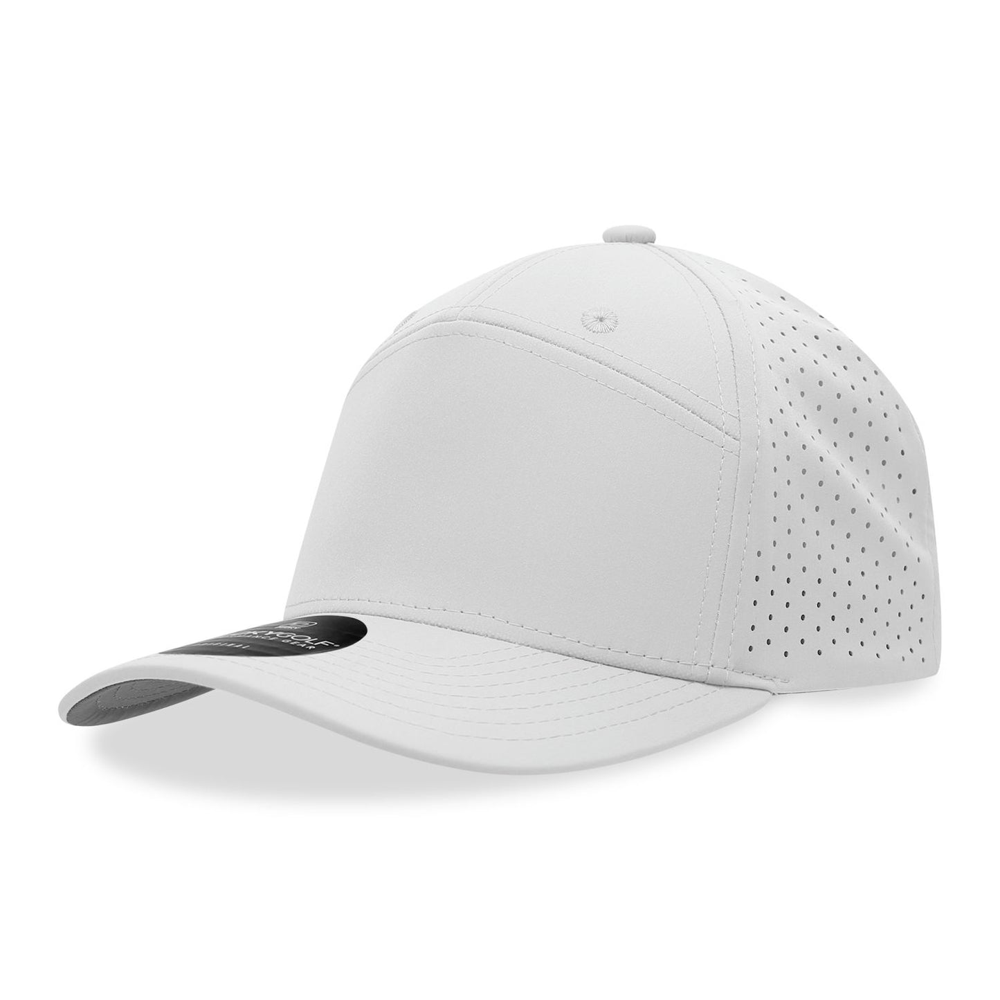 Decky 6416 7 Panel Perforated Cap - Blank