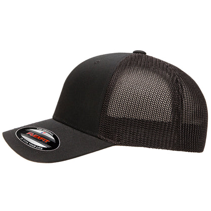 Flexfit® Trucker Hat with Mesh Back - Flexfit 6511