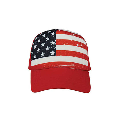 Mega Cap 6801F USA Trucker Cap