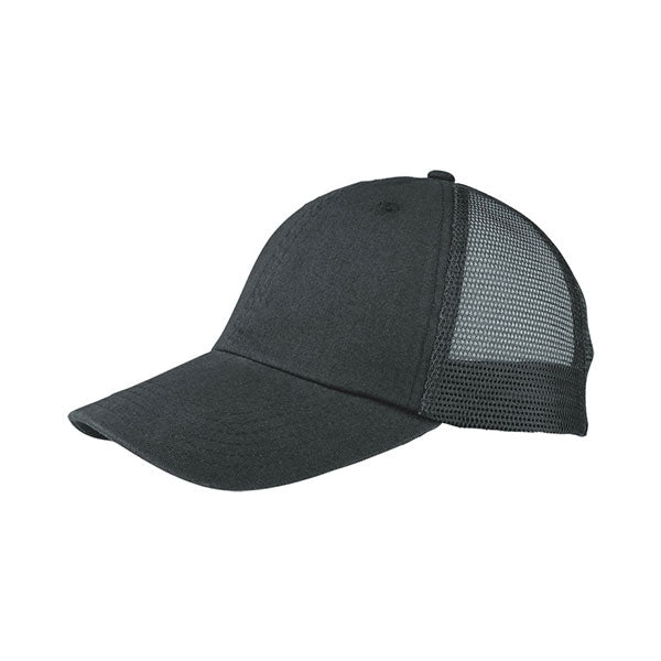 Mega Cap 6808 Washed Cotton Twill Mesh Cap