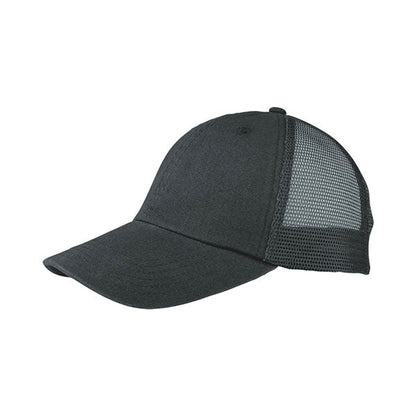 Mega Cap 6808 Washed Cotton Twill Mesh Cap