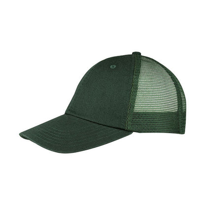 Mega Cap 6808 Washed Cotton Twill Mesh Cap