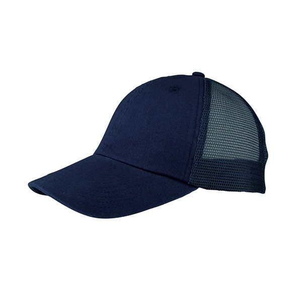 Mega Cap 6808 Washed Cotton Twill Mesh Cap