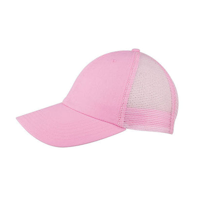 Mega Cap 6808 Washed Cotton Twill Mesh Cap