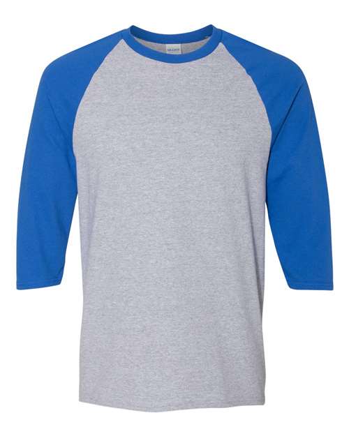 Gildan 5700 Unisex Heavy Cotton™ Raglan Three-Quarter Sleeve T-Shirt