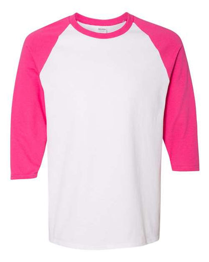 Gildan 5700 Unisex Heavy Cotton™ Raglan Three-Quarter Sleeve T-Shirt