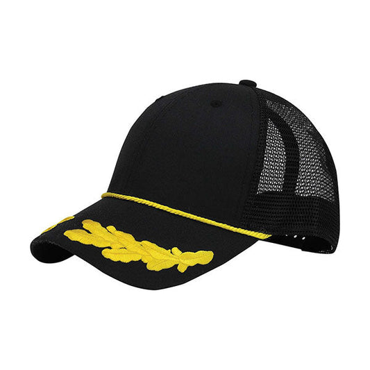 Mega Cap 6901C Captain Trucker Cap - Star Hats & Embroidery