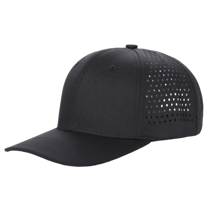 Unbranded 6 Panel Perforated Hat Laser Vented Cap