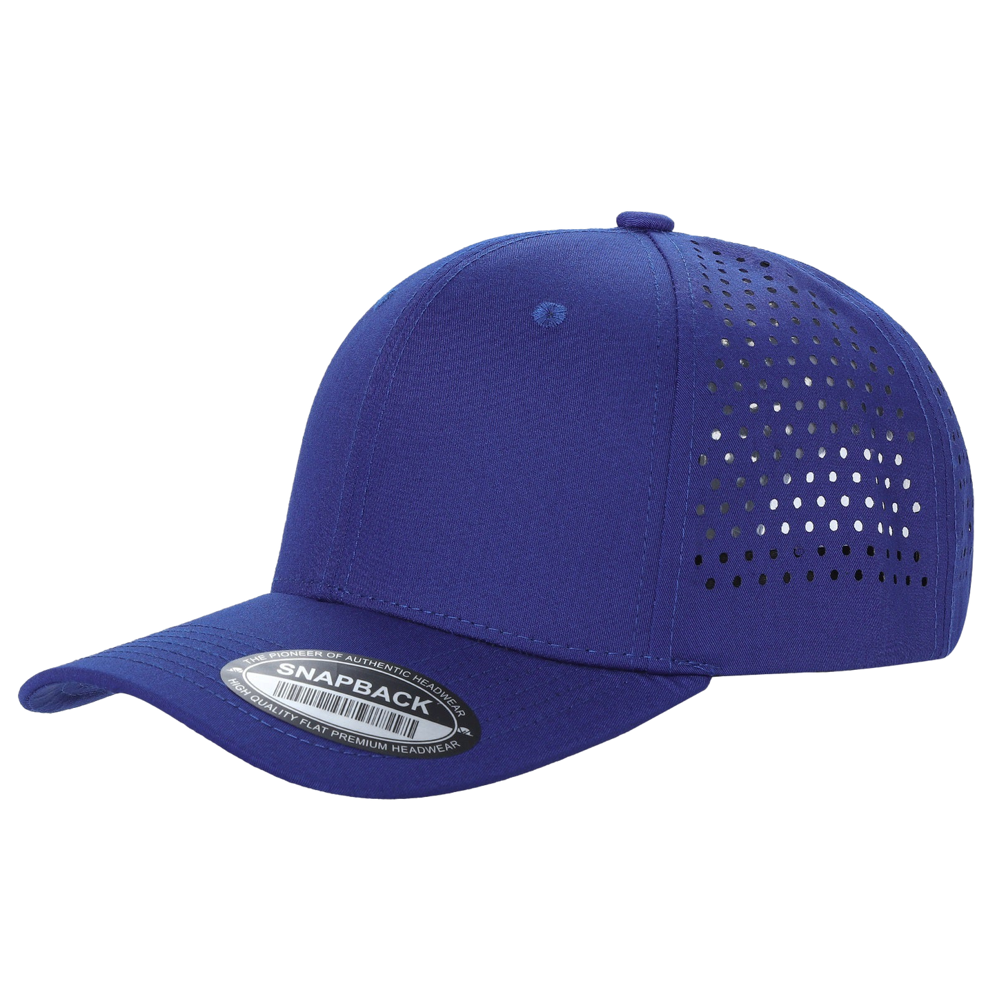 Unbranded 6 Panel Perforated Hat Laser Vented Cap