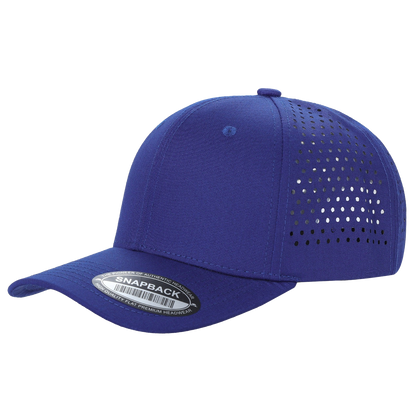 Unbranded 6 Panel Perforated Hat Laser Vented Cap