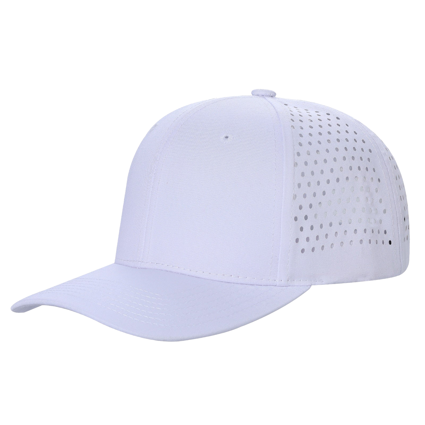 Unbranded 6 Panel Perforated Hat Laser Vented Cap