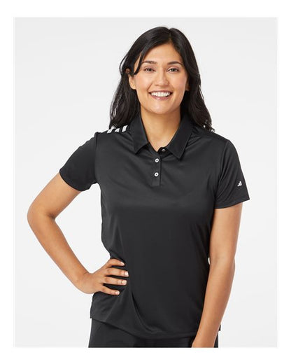 Adidas A325 Women's 3-Stripes Shoulder Polo
