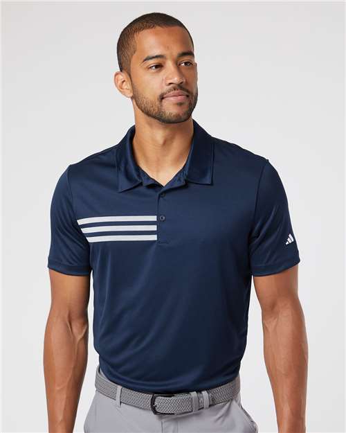 Adidas A324 Men's 3-Stripes Chest Polo