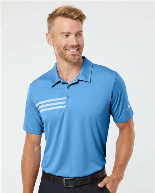 Adidas A324 Men's 3-Stripes Chest Polo