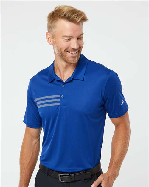 Adidas A324 Men's 3-Stripes Chest Polo