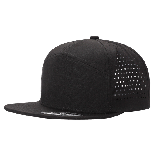 Unbranded 7 Panel Perforated Hat Laser Vented Cap