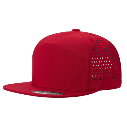 Unbranded 7 Panel Perforated Hat Laser Vented Cap