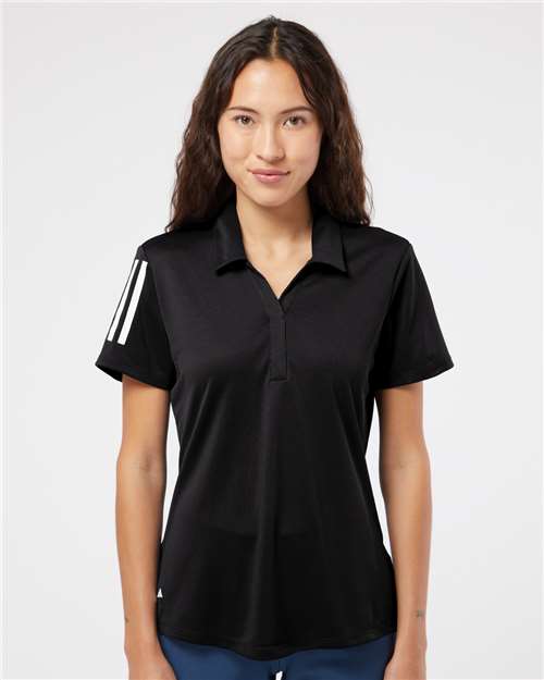 Adidas A481 Women's Floating 3-Stripes Polo