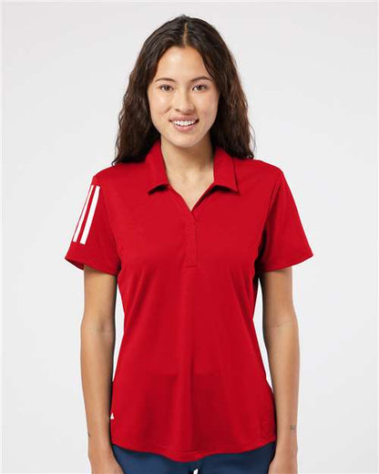 Adidas A481 Women's Floating 3-Stripes Polo