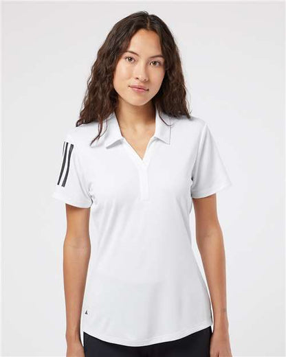 Adidas A481 Women's Floating 3-Stripes Polo