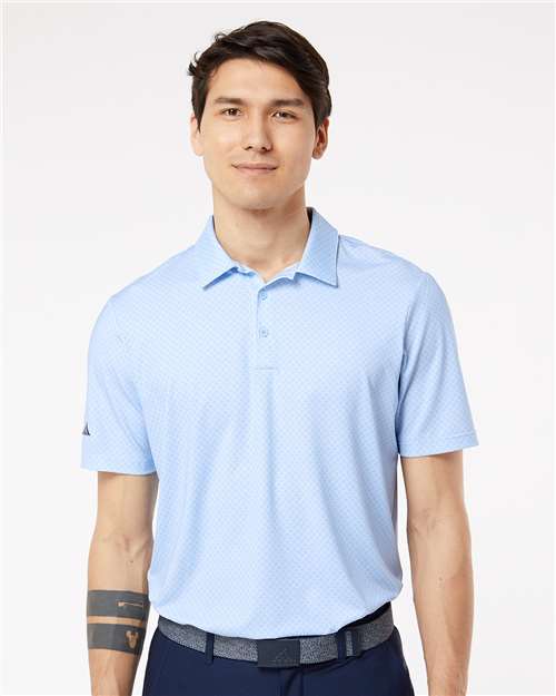 Adidas A498 Men's Ultimate365 Diamond Dot Print Polo