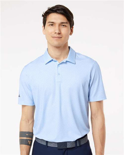 Adidas A498 Men's Ultimate365 Diamond Dot Print Polo