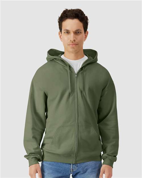 Gildan SF600 Unisex Softstyle® Full-Zip Hooded Sweatshirt