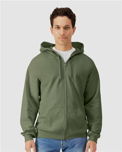 Gildan SF600 Unisex Softstyle® Full-Zip Hooded Sweatshirt